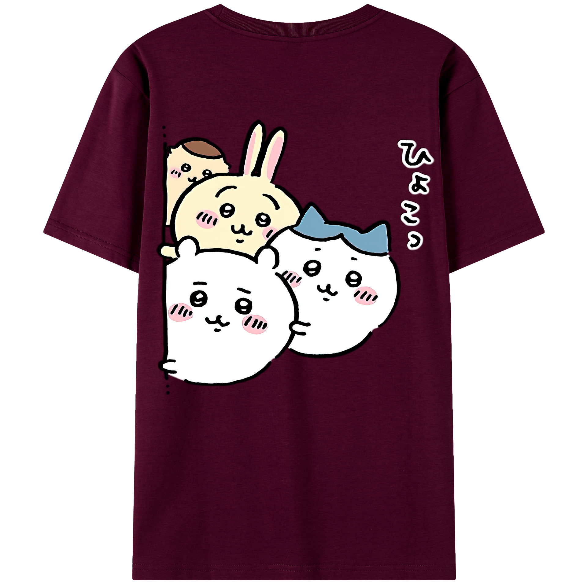 （画像用） ちいかわ ちいかわ Chii-kawa chiikawa レディース半袖Tシャツ(バックプリント)